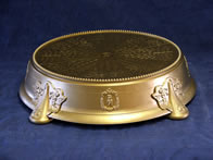 Ornate Round Gold